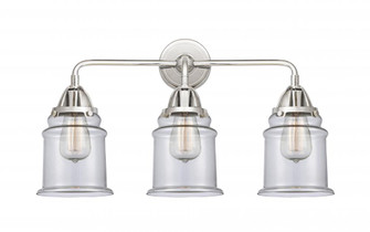 Canton - 3 Light - 24 inch - Polished Chrome - Bath Vanity Light (3442|288-3W-PC-G182)