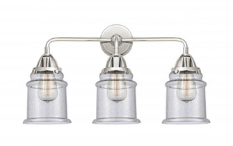 Canton - 3 Light - 24 inch - Polished Chrome - Bath Vanity Light (3442|288-3W-PC-G184-LED)