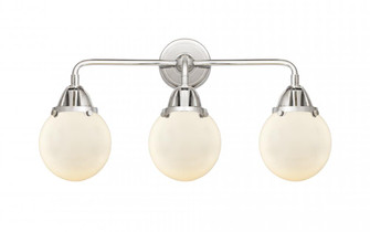 Beacon - 3 Light - 24 inch - Polished Chrome - Bath Vanity Light (3442|288-3W-PC-G201-6-LED)