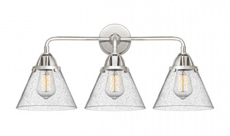 Cone - 3 Light - 26 inch - Polished Chrome - Bath Vanity Light (3442|288-3W-PC-G44-LED)