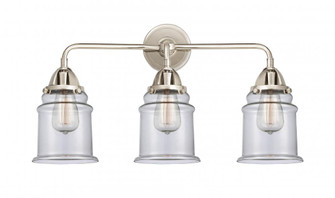 Canton - 3 Light - 24 inch - Polished Nickel - Bath Vanity Light (3442|288-3W-PN-G182-LED)