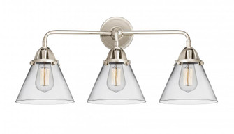Cone - 3 Light - 26 inch - Polished Nickel - Bath Vanity Light (3442|288-3W-PN-G42)