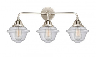 Oxford - 3 Light - 26 inch - Polished Nickel - Bath Vanity Light (3442|288-3W-PN-G534-LED)