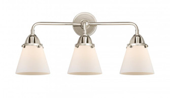Cone - 3 Light - 24 inch - Polished Nickel - Bath Vanity Light (3442|288-3W-PN-G61-LED)