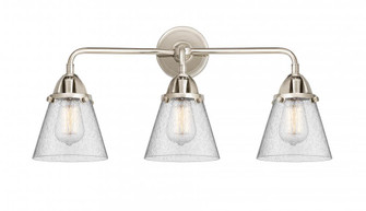 Cone - 3 Light - 24 inch - Polished Nickel - Bath Vanity Light (3442|288-3W-PN-G64-LED)