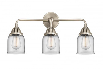 Bell - 3 Light - 23 inch - Brushed Satin Nickel - Bath Vanity Light (3442|288-3W-SN-G52-LED)