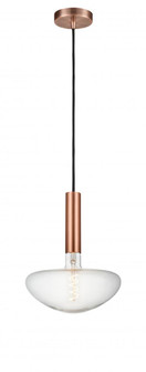 Edison - 1 Light - 10 inch - Antique Copper - Cord hung - Mini Pendant (3442|198-1P-AC-BB250LED)