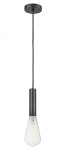 Edison - 1 Light - 4 inch - Oil Rubbed Bronze - Cord hung - Mini Pendant (3442|198-1P-OB-BB95LED)