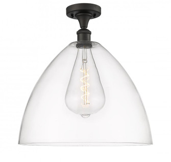 Bristol - 1 Light - 16 inch - Oil Rubbed Bronze - Semi-Flush Mount (3442|516-1C-OB-GBD-162-LED)