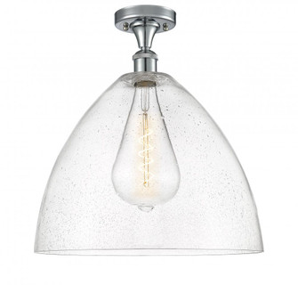 Bristol - 1 Light - 16 inch - Polished Chrome - Semi-Flush Mount (3442|516-1C-PC-GBD-164-LED)