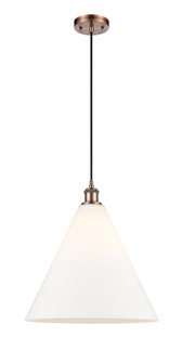Berkshire - 1 Light - 16 inch - Antique Copper - Cord hung - Pendant (3442|516-1P-AC-GBC-161)