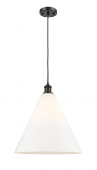 Berkshire - 1 Light - 16 inch - Oil Rubbed Bronze - Cord hung - Pendant (3442|516-1P-OB-GBC-161-LED)