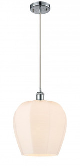 Norfolk - 1 Light - 12 inch - Polished Chrome - Cord hung - Mini Pendant (3442|516-1P-PC-G461-12-LED)