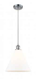 Berkshire - 1 Light - 12 inch - Polished Chrome - Cord hung - Mini Pendant (3442|516-1P-PC-GBC-121-LED)