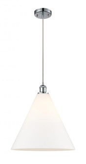 Berkshire - 1 Light - 16 inch - Polished Chrome - Cord hung - Pendant (3442|516-1P-PC-GBC-161)
