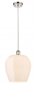 Norfolk - 1 Light - 12 inch - Polished Nickel - Cord hung - Mini Pendant (3442|516-1P-PN-G461-12)