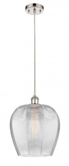 Norfolk - 1 Light - 12 inch - Polished Nickel - Cord hung - Mini Pendant (3442|516-1P-PN-G462-12)