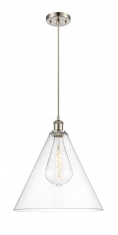 Berkshire - 1 Light - 16 inch - Brushed Satin Nickel - Cord hung - Pendant (3442|516-1P-SN-GBC-162)