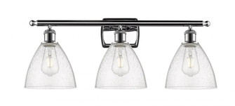 Bristol - 3 Light - 28 inch - Polished Chrome - Bath Vanity Light (3442|516-3W-PC-GBD-754-LED)