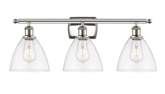 Bristol - 3 Light - 28 inch - Polished Nickel - Bath Vanity Light (3442|516-3W-PN-GBD-752-LED)