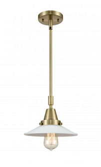 Halophane - 1 Light - 9 inch - Antique Brass - Mini Pendant (3442|447-1S-AB-G1)
