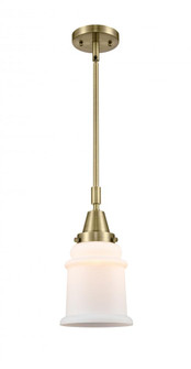 Canton - 1 Light - 7 inch - Antique Brass - Mini Pendant (3442|447-1S-AB-G181)