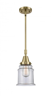 Canton - 1 Light - 7 inch - Antique Brass - Mini Pendant (3442|447-1S-AB-G182-LED)
