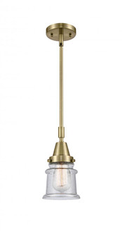 Canton - 1 Light - 7 inch - Antique Brass - Mini Pendant (3442|447-1S-AB-G184S)