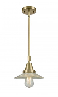 Halophane - 1 Light - 9 inch - Antique Brass - Mini Pendant (3442|447-1S-AB-G2)