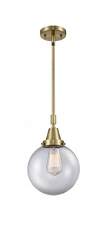 Beacon - 1 Light - 8 inch - Antique Brass - Mini Pendant (3442|447-1S-AB-G202-8)