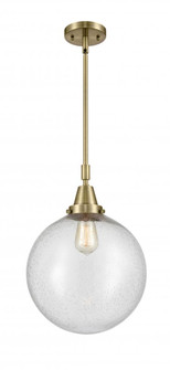 Beacon - 1 Light - 12 inch - Antique Brass - Mini Pendant (3442|447-1S-AB-G204-12-LED)