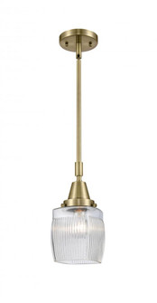 Colton - 1 Light - 6 inch - Antique Brass - Mini Pendant (3442|447-1S-AB-G302)