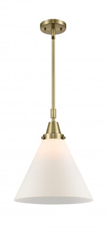 Cone - 1 Light - 12 inch - Antique Brass - Mini Pendant (3442|447-1S-AB-G41-L)
