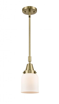 Bell - 1 Light - 5 inch - Antique Brass - Mini Pendant (3442|447-1S-AB-G51)