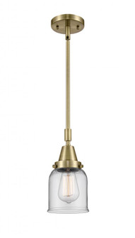 Bell - 1 Light - 5 inch - Antique Brass - Mini Pendant (3442|447-1S-AB-G52)