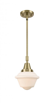 Oxford - 1 Light - 8 inch - Antique Brass - Mini Pendant (3442|447-1S-AB-G531-LED)