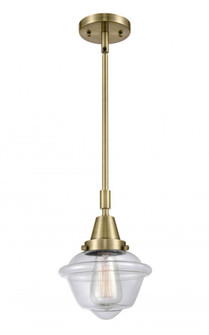 Oxford - 1 Light - 8 inch - Antique Brass - Mini Pendant (3442|447-1S-AB-G532-LED)