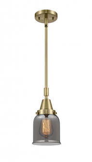 Bell - 1 Light - 5 inch - Antique Brass - Mini Pendant (3442|447-1S-AB-G53-LED)