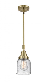Bell - 1 Light - 5 inch - Antique Brass - Mini Pendant (3442|447-1S-AB-G54-LED)