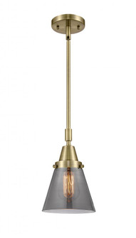 Cone - 1 Light - 6 inch - Antique Brass - Mini Pendant (3442|447-1S-AB-G63-LED)