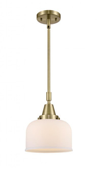 Bell - 1 Light - 8 inch - Antique Brass - Mini Pendant (3442|447-1S-AB-G71-LED)