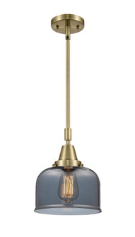 Bell - 1 Light - 8 inch - Antique Brass - Mini Pendant (3442|447-1S-AB-G73-LED)
