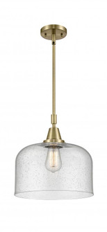 Bell - 1 Light - 12 inch - Antique Brass - Mini Pendant (3442|447-1S-AB-G74-L-LED)