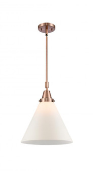 Cone - 1 Light - 12 inch - Antique Copper - Mini Pendant (3442|447-1S-AC-G41-L-LED)