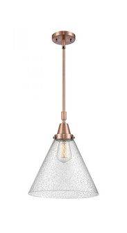 Cone - 1 Light - 12 inch - Antique Copper - Mini Pendant (3442|447-1S-AC-G44-L)