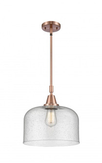 Bell - 1 Light - 12 inch - Antique Copper - Mini Pendant (3442|447-1S-AC-G74-L-LED)