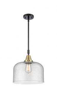 Bell - 1 Light - 12 inch - Black Antique Brass - Mini Pendant (3442|447-1S-BAB-G74-L-LED)