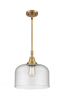 Bell - 1 Light - 12 inch - Brushed Brass - Mini Pendant (3442|447-1S-BB-G74-L-LED)