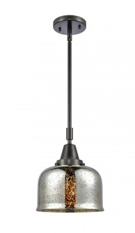 Bell - 1 Light - 8 inch - Matte Black - Mini Pendant (3442|447-1S-BK-G78)