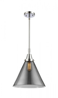 Cone - 1 Light - 12 inch - Polished Chrome - Mini Pendant (3442|447-1S-PC-G43-L-LED)